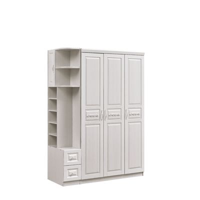 Влагостойкий ODM построенный в шкафе спальни, Armoire длины 150cm белом с полками